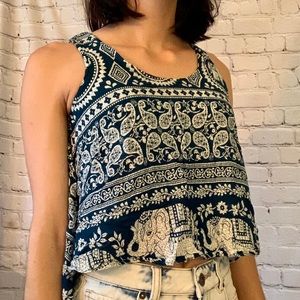Indian Style Printed Tank